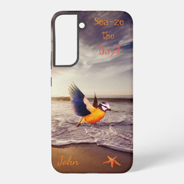 Ocean Bird Starfish  Samsung Galaxy S22+ Case (Back)