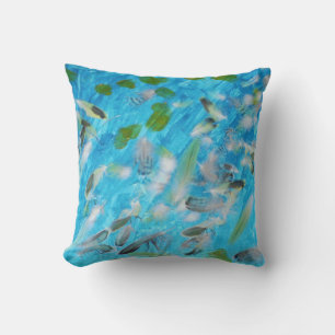 Ocean Birds Throw Pillow