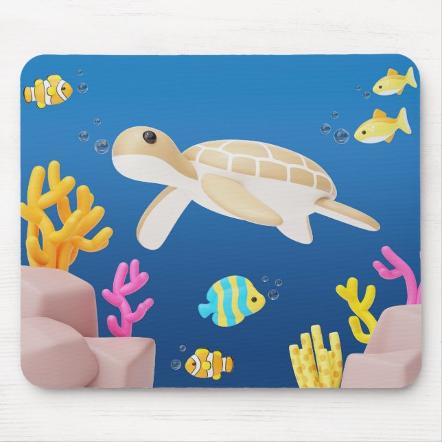 Ocean Bliss Mouse Pad (Front)