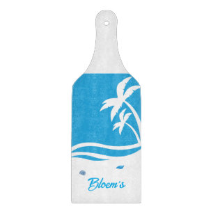 Ocean Blue Beach Customise or not Cutting Board