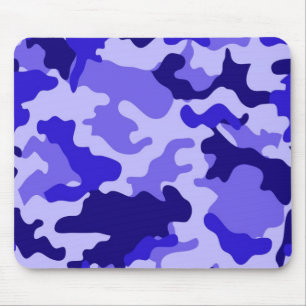 Ocean Blue Camo Mousepad