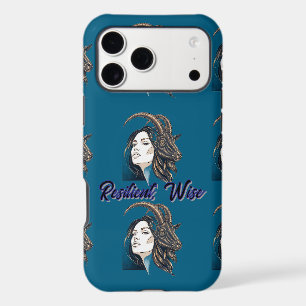 Ocean Blue Capricorn Zodiac iPhone Case