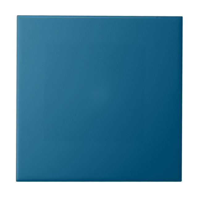 Ocean Blue Ceramic Tile (Front)