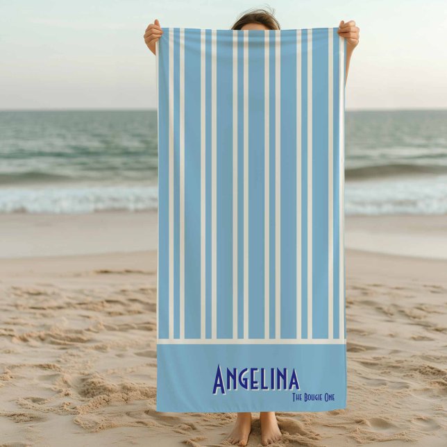 Ocean Blue City Chic Bachelorette Beach Towel (Creator Uploaded)