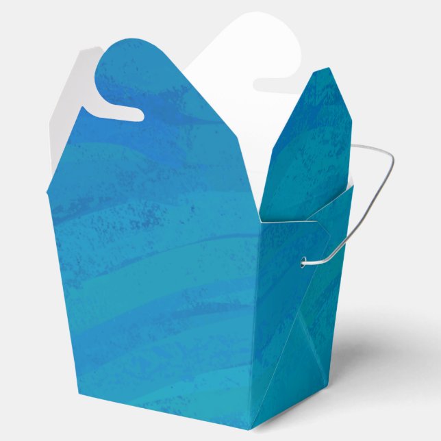 Ocean Blue Favour Box (Opened)