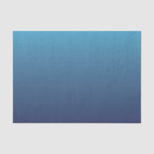 Ocean blue gradient template tissue paper