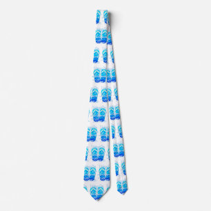 Ocean Blue Island Time Tie