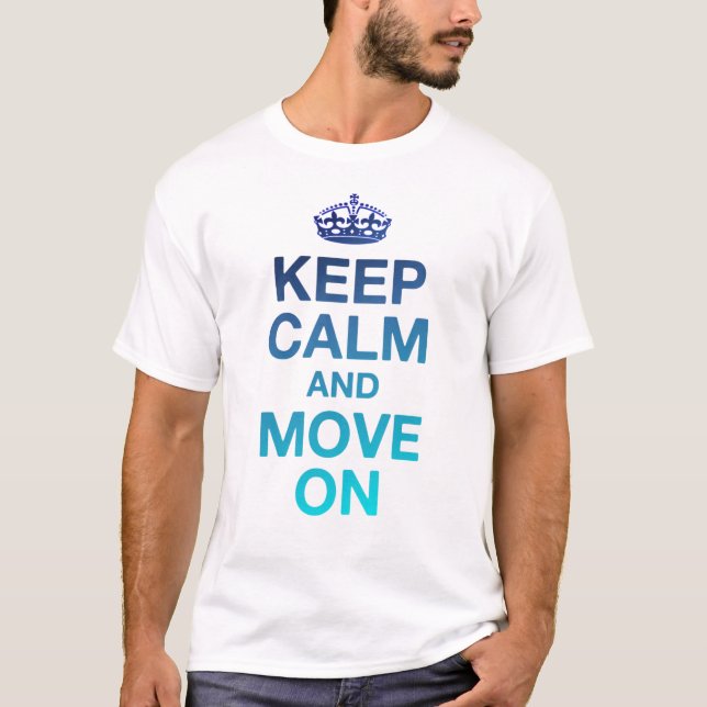 Ocean Blue - Keep Calm T-Shirt (Front)