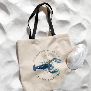 Ocean Blue Lobster Bake/Boil Tote Bag