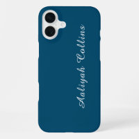 Ocean Blue Minimalist Professional Modern
