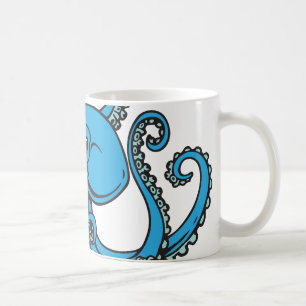 Ocean Blue Octopus Coffee Mug