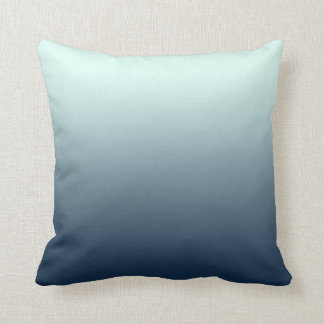 Ocean Blue Ombre Cushion