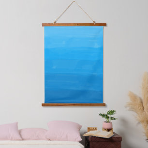 Ocean Blue Ombre Hanging Tapestry
