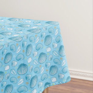 Ocean Blue Pattern Tablecloth