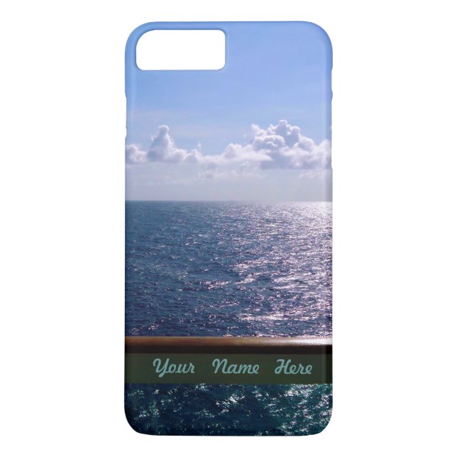 Ocean Blue Personalised Case-Mate iPhone Case (Back)