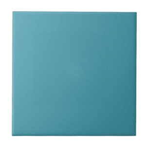 Ocean Blue Solid Colour   #449cad Ceramic Tile