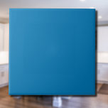 Ocean Blue Solid Colour | Classic | Elegant Ceramic Tile<br><div class="desc">Ocean Blue Solid Colour | Classic | Elegant | Trendy | Stylish | Gift</div>