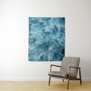 Ocean Blue  Tapestry