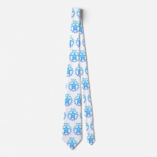 Ocean Blue Tribal Turtle Kauai Tie