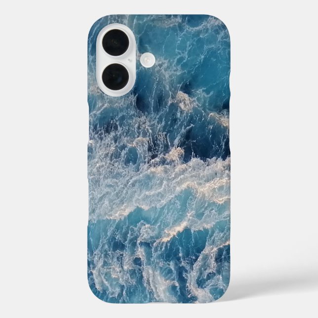 Ocean Blue Waves Case-Mate iPhone Case (Back)