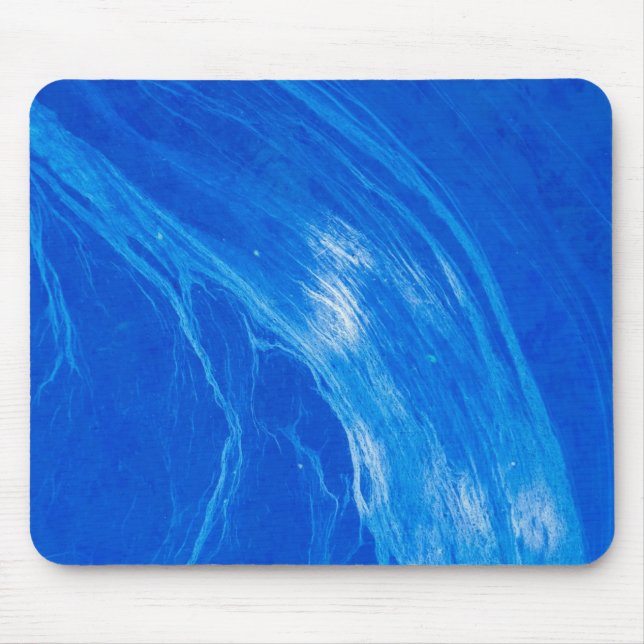 Ocean Blue Waves Summer Time Mouse Pad (Front)