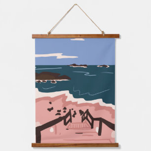 Ocean Blues Hanging Tapestry