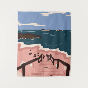 Ocean Blues Tapestry