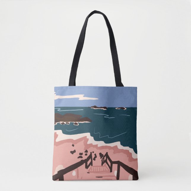 Ocean Blues Tote Bag (Front)