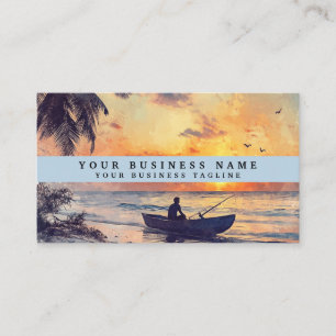 Ocean Boat Maritime Business Card