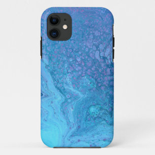 Ocean Breeze 1 Cool Blue Abstract Phone Case