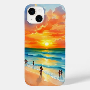 Ocean Breeze and Fiery Skies Case-Mate iPhone 14 Case