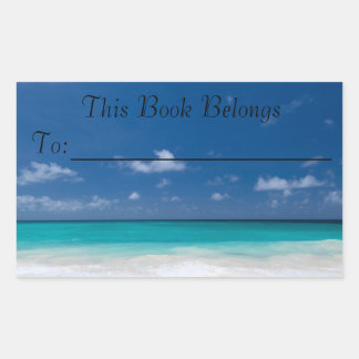 Ocean Breeze Book Label