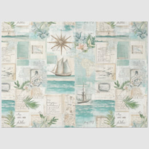 Ocean Breeze Pattern  Tissue Paper