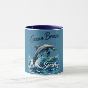 Ocean Breeze Society Coastal Summer Mug