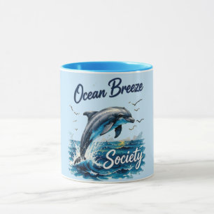 Ocean Breeze Society Coastal Summer Mug
