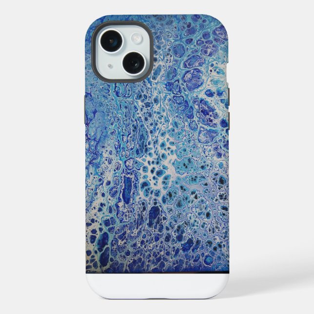 Ocean bubbles iPhone case (Back)