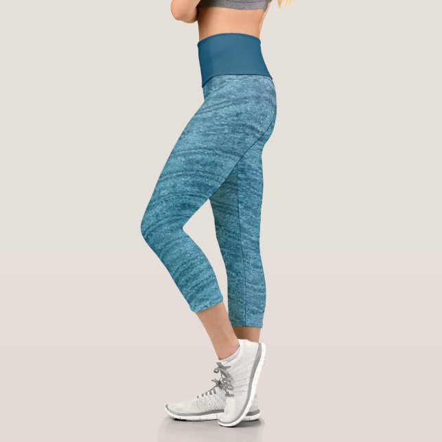 Ocean Capri Leggings (Left)