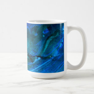 Ocean Carved Stone Coffee Mug