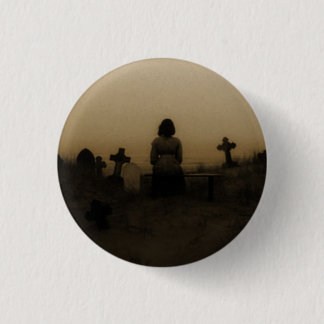 Ocean cemetery 3 cm round badge