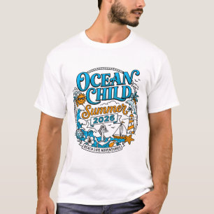 Ocean Child Summer Beach Life Adventures 2026 T-Shirt