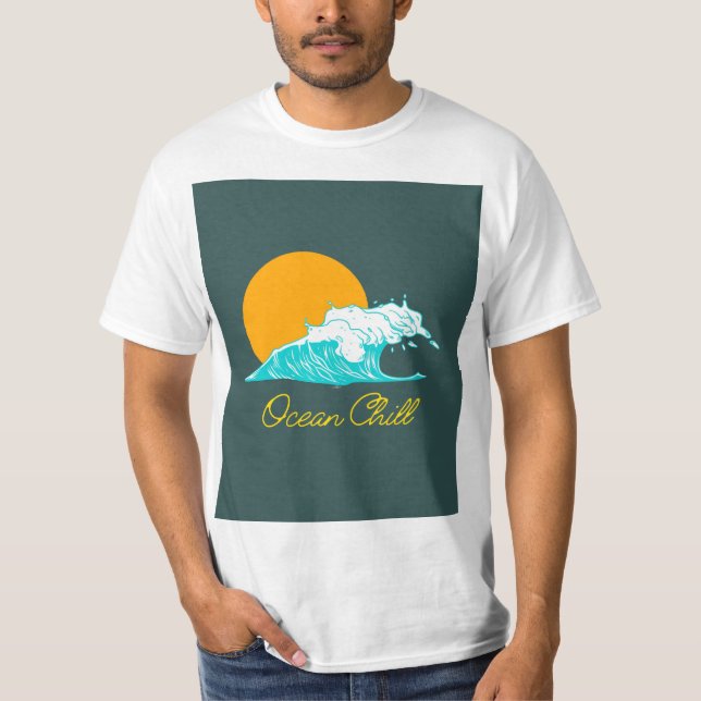 Ocean Chill Vibes T-Shirt (Front)