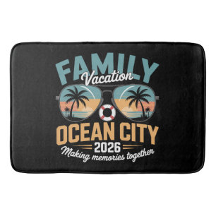 Ocean City Beach Bath Mat