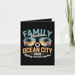 Ocean City Beach Holiday Card