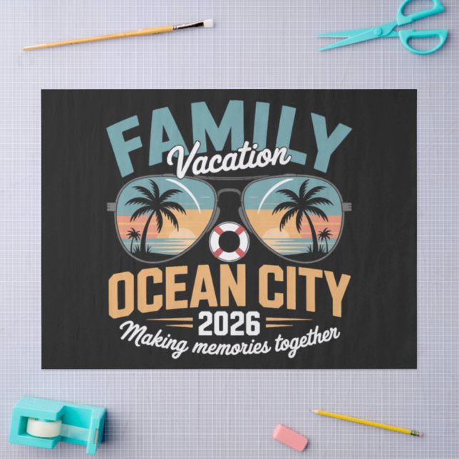 Ocean City Beach Tissue Paper (Craft)
