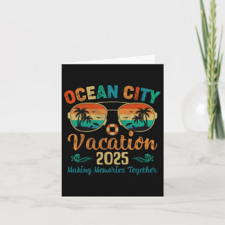 Ocean City Beach Vacation 2025 Friends Family Summ Card