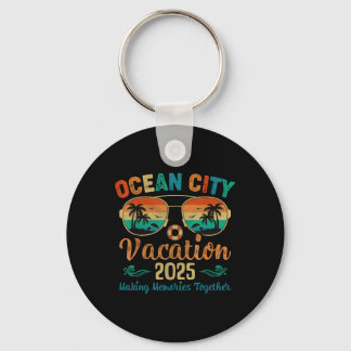 Ocean City Beach Vacation 2025 Friends Family Summ Key Ring