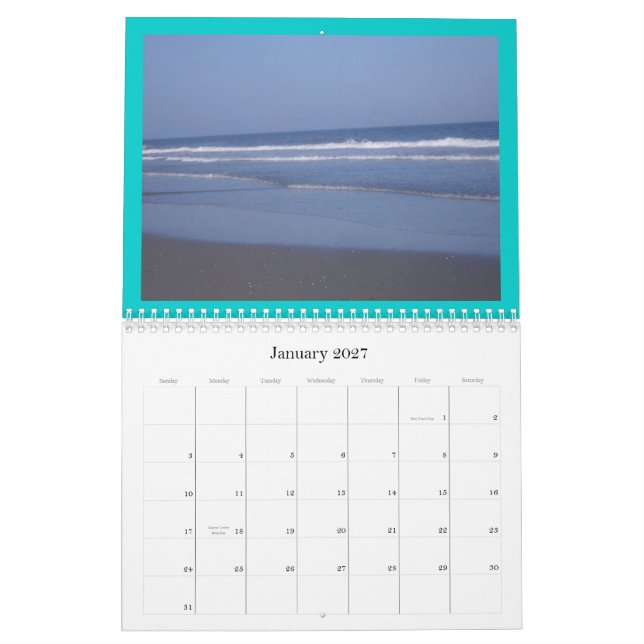 Ocean City - Collage - Callendar Calendar (Jan 2027)
