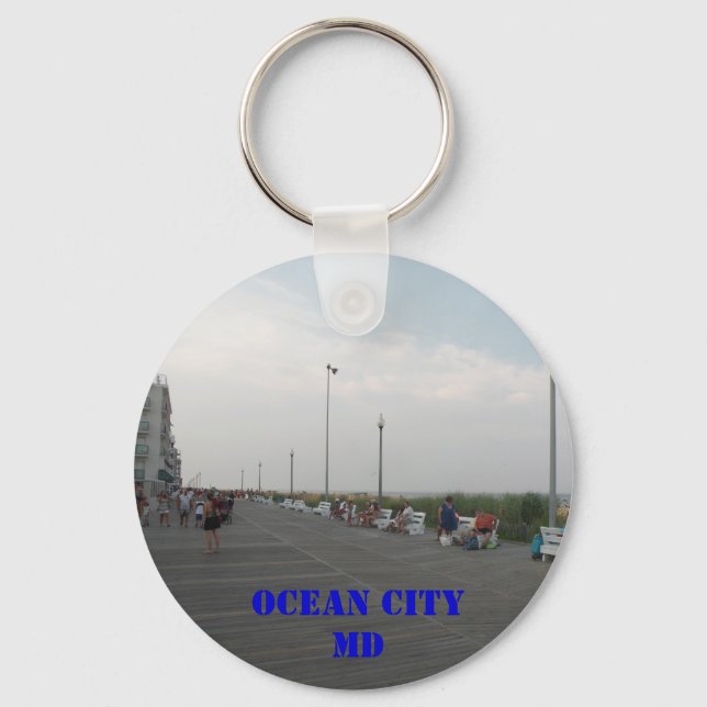 Ocean City,MD Keychain (Front)