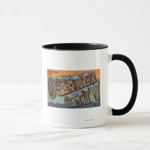 Ocean City, New Jersey - Large Letter Scenes Mug