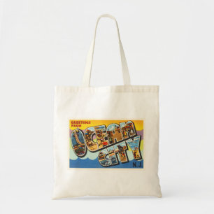 Ocean City New Jersey NJ Vintage Travel Postcard- Tote Bag